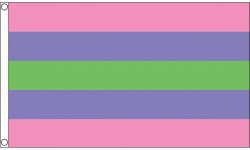 Trigender flag bcs we Didn't have one before Meme Template