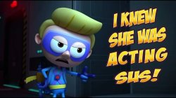 I knew she was acting sus! Meme Template