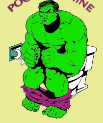 Hulk poop Meme Template