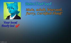 RetroTheFloof's Official Announcement Template Meme Template