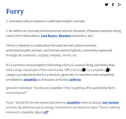 Furry Definition Meme Template