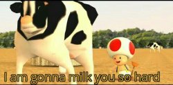 Im gonna Milk you so hard SMG4 Meme Template