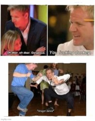 Gordon Ramsey Dance Meme Template