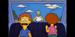 Homer chasing the Flanders Meme Template