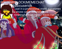 Basicuseridk's doki doki Christmas temp Meme Template