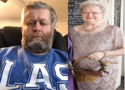 Andrew Taylor with my Aunty Meme Template