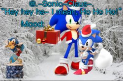 .-Sonic-Claus-.’s announcement template V1 Meme Template