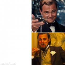 Leo Before and after Meme Template