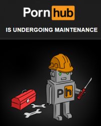 pornhub maintanence Meme Template