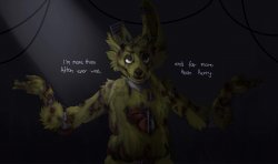 My name is Springtrap Meme Template