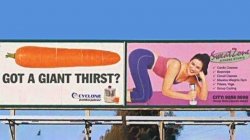 Carrot girl Billboard Meme Template