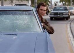Ace Ventura head out window driving Meme Template