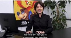 Sakurai This isn't how you're supposed to play the game Meme Template