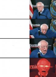 bernie excite Meme Template