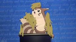 President Furret Fur Snax Announcement Meme Template