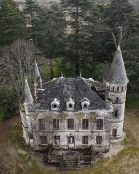 Abandoned mansion in France Meme Template