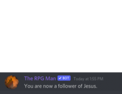 You are now a follower of Jesus. Meme Template