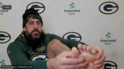 Aaron Rodgers Covid Toe Meme Template