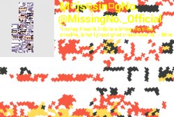 MissingNo. announcement template Meme Template