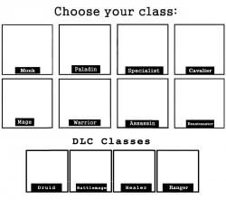 Extended Choose Your Class Meme Template