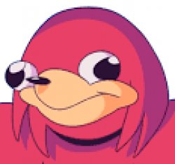 Ugandan knuckles head Meme Template