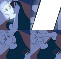 Boy crying in bed Meme Template