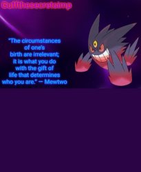 Guff's Mega Gengar Temp Meme Template