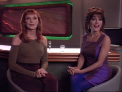 Beverly and Troi in Ten Forward Meme Template