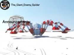 The_Giant_Enemy_Spider announcement (Old) Meme Template