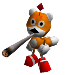 tails doll smokes a fat blunt Meme Template