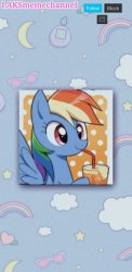 LAKSmemechannel rainbow dash template Meme Template