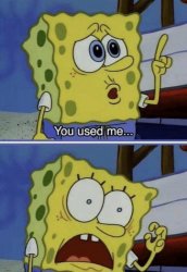 You Used Me Meme Template