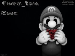 Cancer Lord's Mario.EXE Temp Meme Template