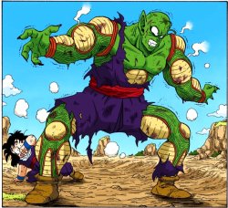 Piccolo and Gohan Meme Template