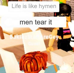 life is like hymen Meme Template