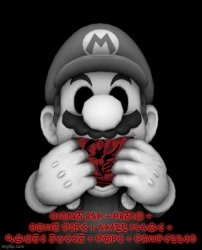 Lost Mario Didn't Ask Meme Template