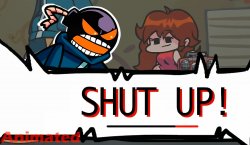 Whitty "SHUT UP!" (FNF) Meme Template