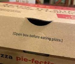 Open Box Before Eating Pizza Meme Template