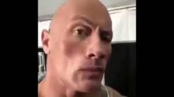 The Rock Sussy Eyebrow Raise Meme Template