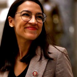AOC Meme Template