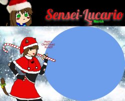 Sensei-Lucario Winter Template! Meme Template