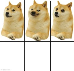 Doge happy sad Meme Template