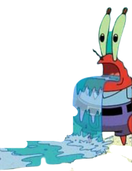 Mr. Krabs drowlling Meme Template