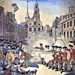 What Da Dog Doin Boston Massacre Meme Template