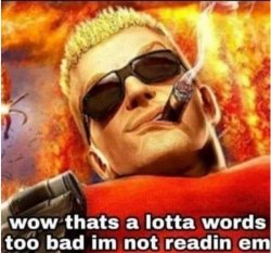 thats a lotta words Meme Template