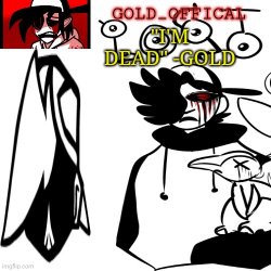 Gold Announcement Template Meme Template