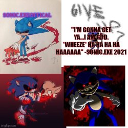 Sonic.exe Template Meme Template