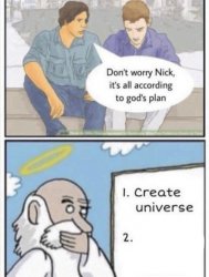 God's plan Meme Template