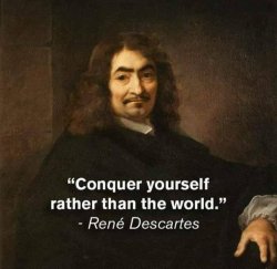 Rene Descartes quote Meme Template