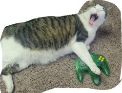 Video Game Cat Meme Template